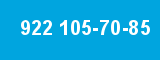 922 105-70-85